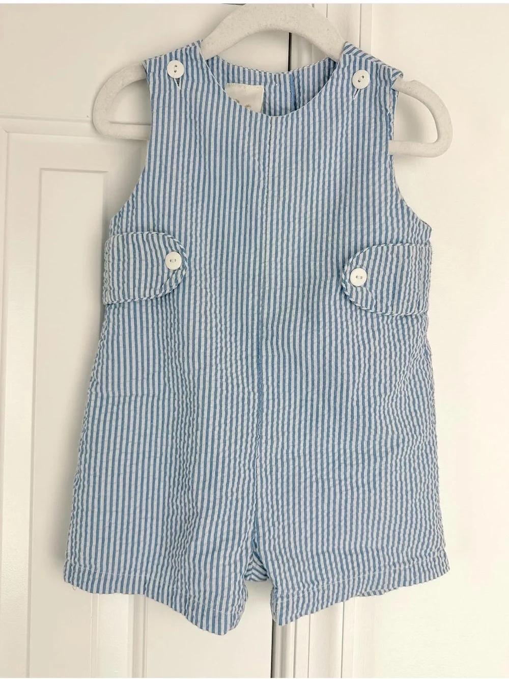 PA Classics 12m seersucker bubble EUC